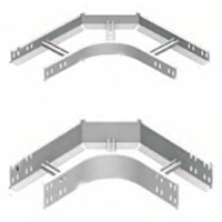угол прямой для стальных оцинкованных кабельных лотков кабельрост